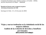 Viejas y nuevas tendencias en la ciudadanía social de las mujeres chilenas